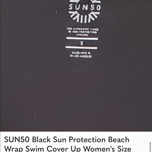 Womens cover up black- size small like new - Picture 2 of 3